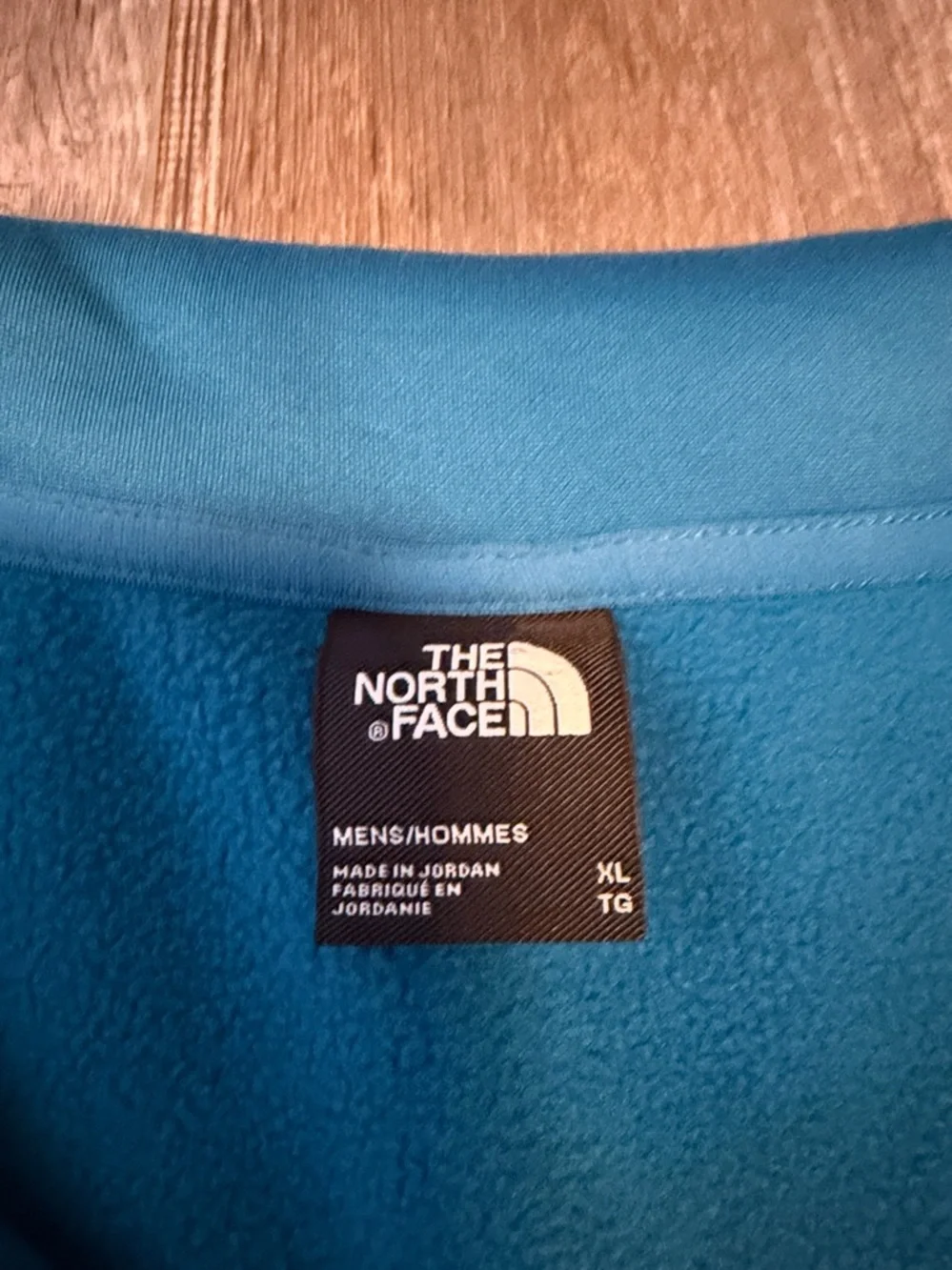 The North Face Teal Quarter-Zip Pullover